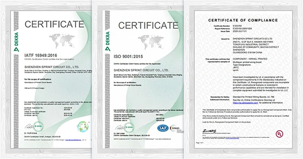 Certifikace desek plošných spojů